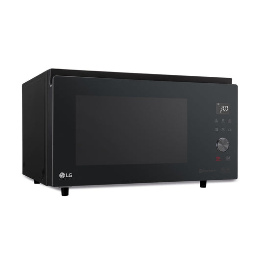 LG MJ3965BPS Horno Microondas 4 en 1, 39 Litros, 1100 W, Display Digital, Smart Inverter y EasyClean, Negro