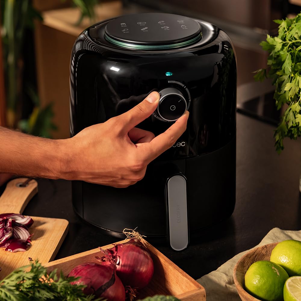 Cecotec Freidora de Aire Sin Aceite 2,5 L (Cecofry Pixel 2500), 1200 W, Dietética, Manual y Compacta, Temporizador