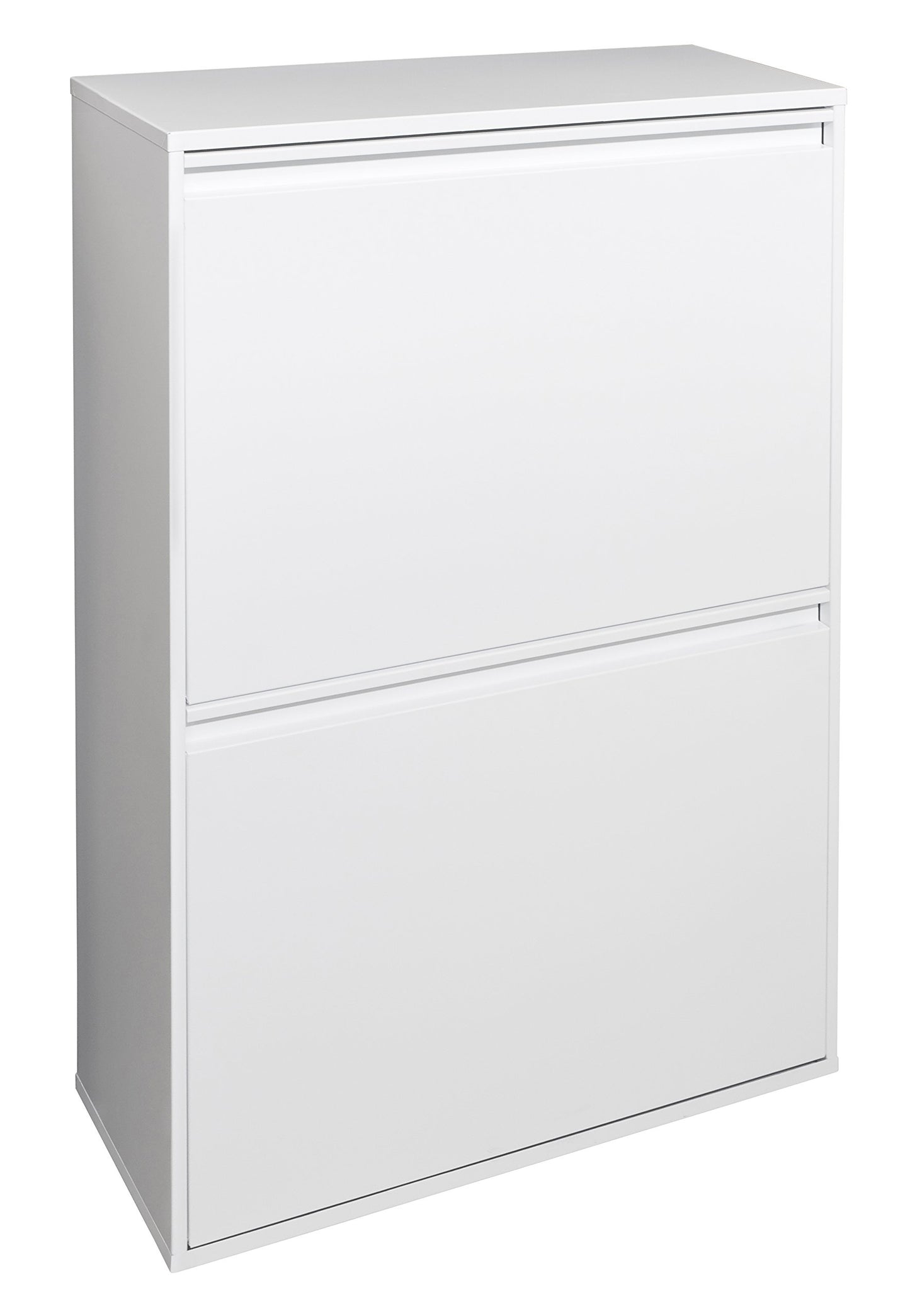Arregui Cubo de Basura y Reciclaje de Acero, 4 Compartimentos (4x17 L / 68 L Total), para Cocina/Casa/Oficina, Blanco