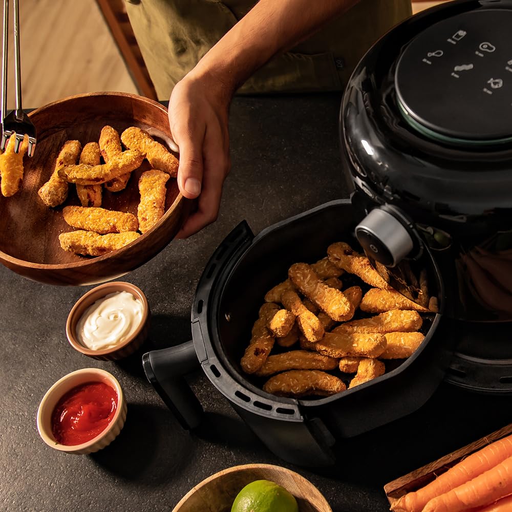 Cecotec Freidora de Aire Sin Aceite 2,5 L (Cecofry Pixel 2500), 1200 W, Dietética, Manual y Compacta, Temporizador