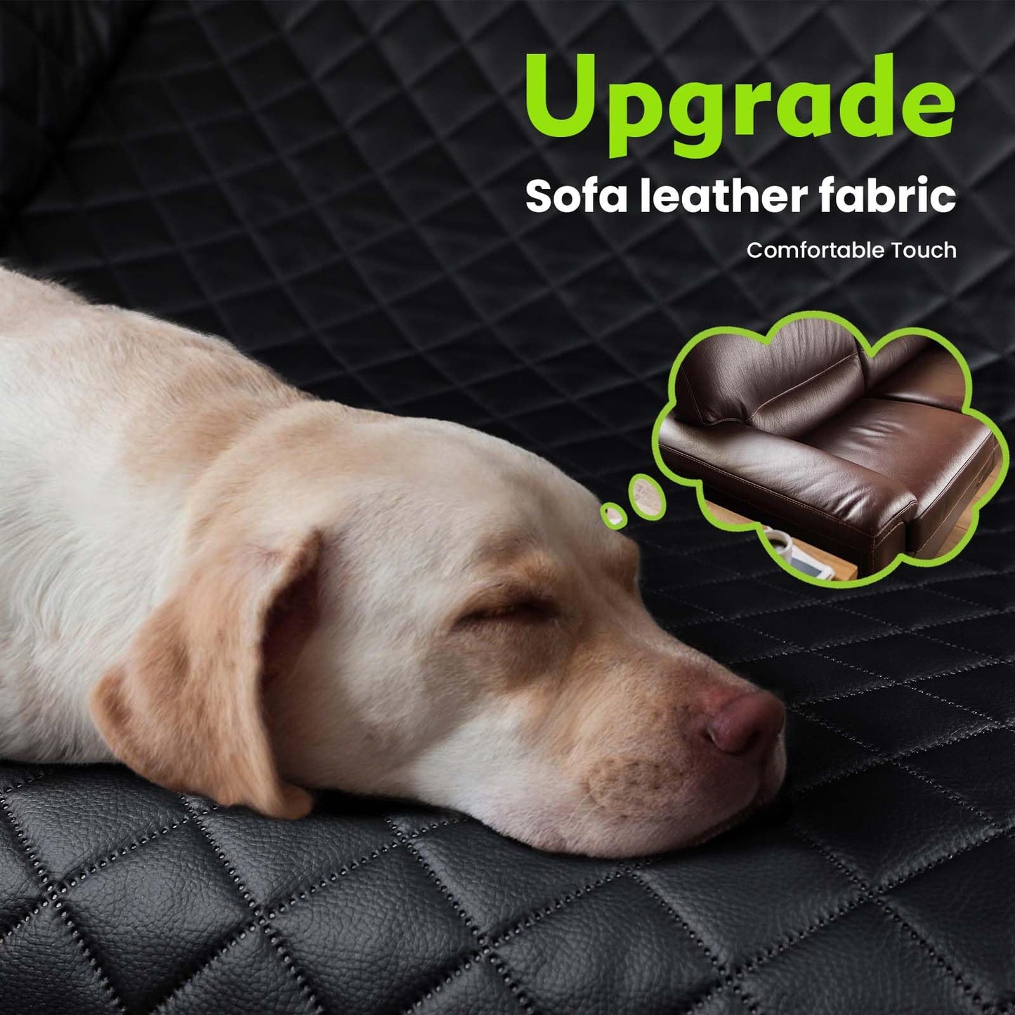 Pecute Funda Coche Perro, Fondo Duro, 3 en 1 (Funda/Extensor/Barrera), Impermeable, hasta 150 kg