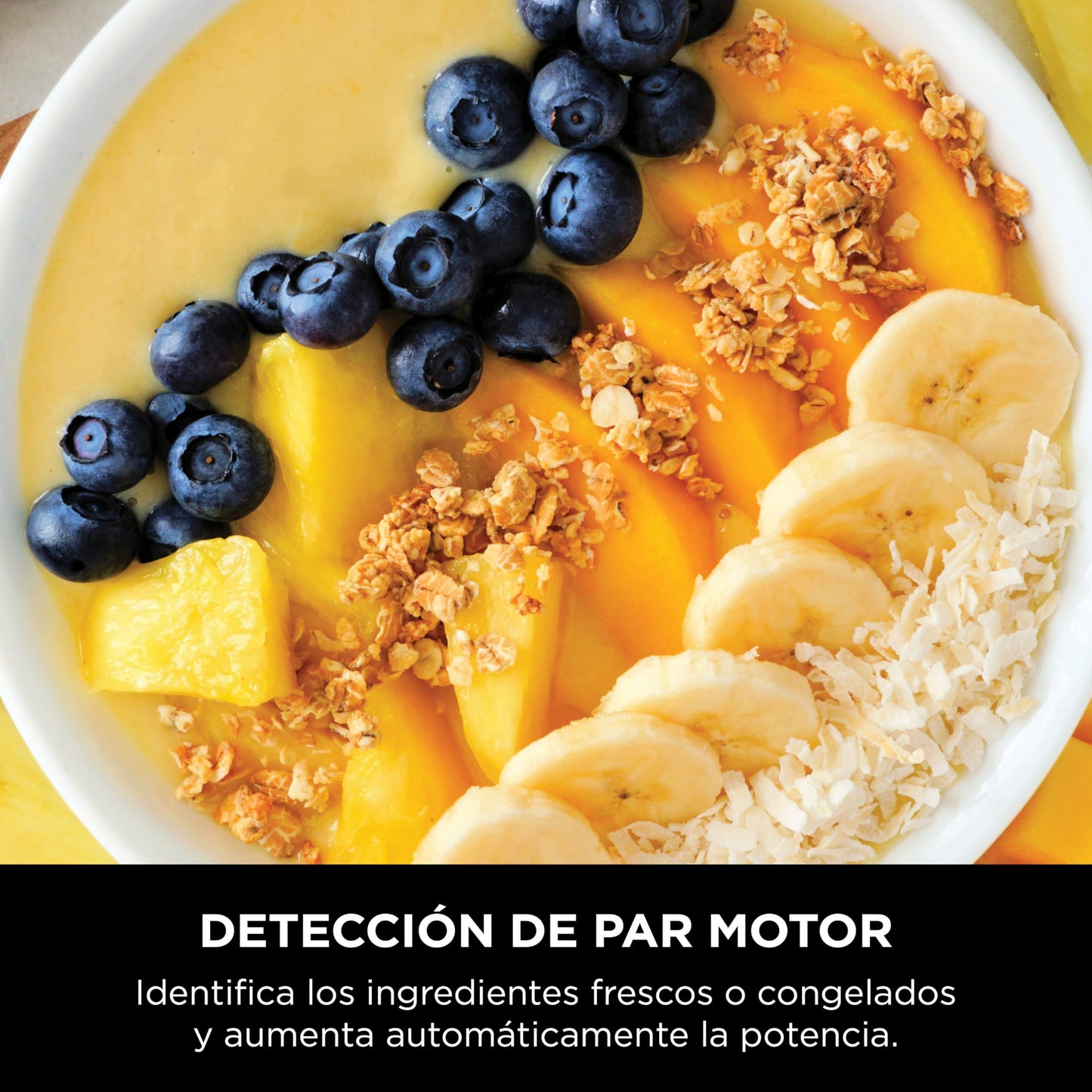 Ninja Detect Power Pro Batidora de Vaso (1200W), Jarra 2 L (1900 ml Máx.), para Smoothies, Picar Verduras y Bebidas Congeladas, Negro, TB201EU