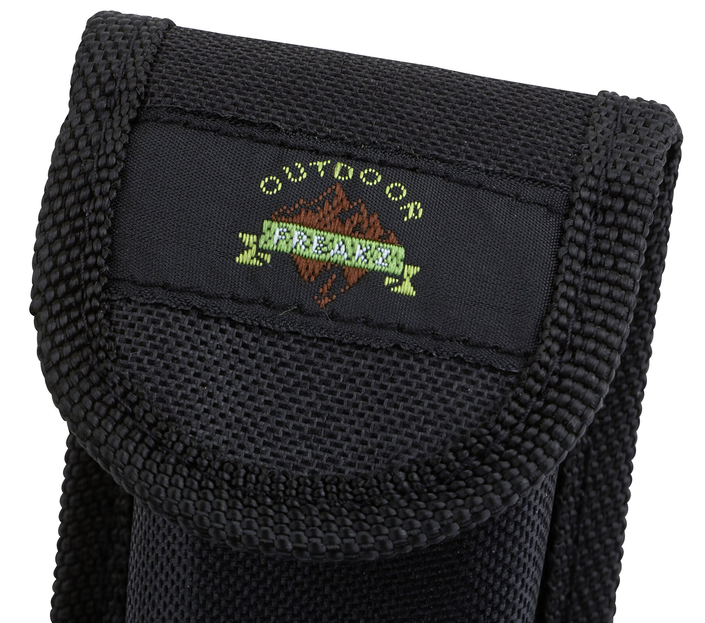 OUTDOOR FREAKZ Cubiertos Plegables para Cámping, Acero Inoxidable, con Bolsa de Neopreno