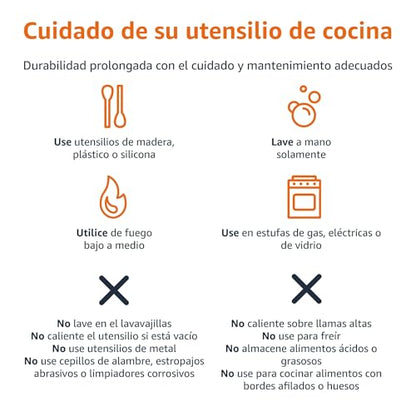 Juego de Utensilios de Cocina Antiadherentes, 15 Piezas, Negro