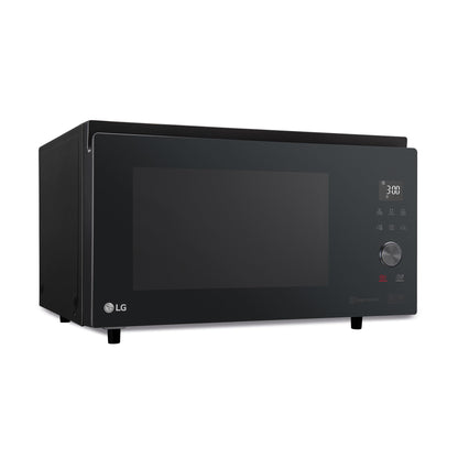 LG MJ3965BPS Horno Microondas 4 en 1, 39 Litros, 1100 W, Display Digital, Smart Inverter y EasyClean, Negro