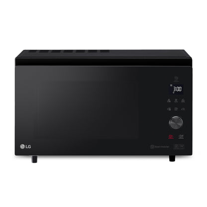 LG MJ3965BPS Horno Microondas 4 en 1, 39 Litros, 1100 W, Display Digital, Smart Inverter y EasyClean, Negro