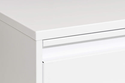Arregui Cubo de Basura y Reciclaje de Acero, 4 Compartimentos (4x17 L / 68 L Total), para Cocina/Casa/Oficina, Blanco