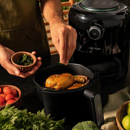 Cecotec Freidora de Aire Sin Aceite 2,5 L (Cecofry Pixel 2500), 1200 W, Dietética, Manual y Compacta, Temporizador
