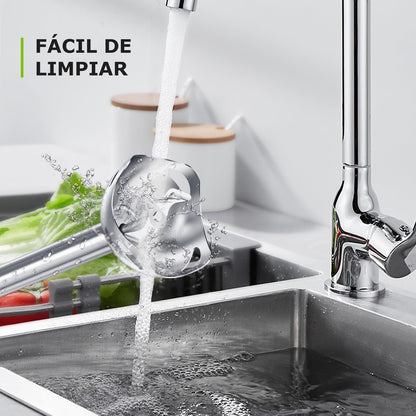 Bonsenkitchen Batidora de Mano, Acero Inoxidable 1000 W, Velocidades Variables, para Sopa, Batidos, Puré, Negro
