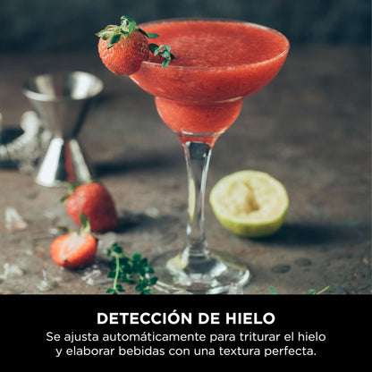 Ninja Detect Power Pro Batidora de Vaso (1200W), Jarra 2 L (1900 ml Máx.), para Smoothies, Picar Verduras y Bebidas Congeladas, Negro, TB201EU