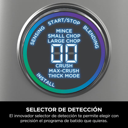 Ninja Detect Power Pro Batidora de Vaso (1200W), Jarra 2 L (1900 ml Máx.), para Smoothies, Picar Verduras y Bebidas Congeladas, Negro, TB201EU