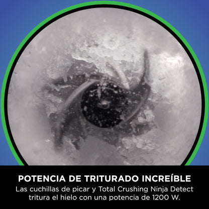 Ninja Detect Power Pro Batidora de Vaso (1200W), Jarra 2 L (1900 ml Máx.), para Smoothies, Picar Verduras y Bebidas Congeladas, Negro, TB201EU